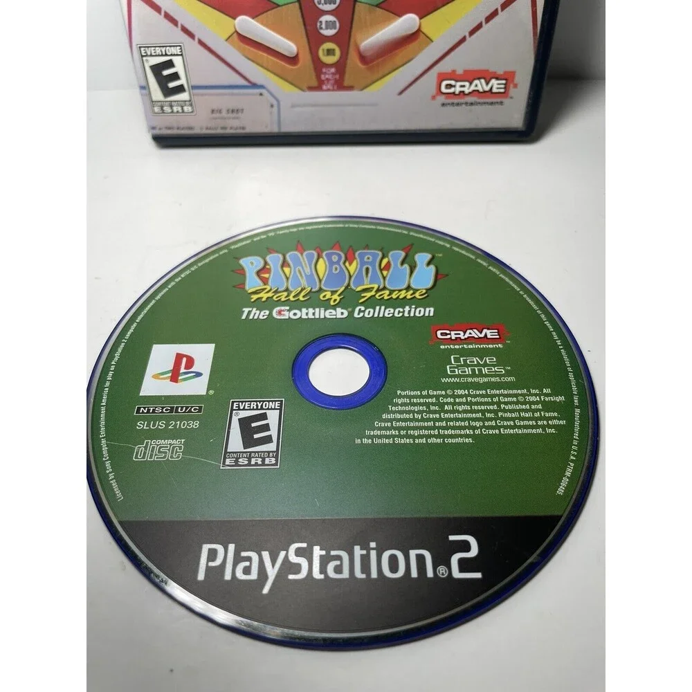 Pinball Hall of Fame The Gottlieb Collection (PlayStation 2, PS2)